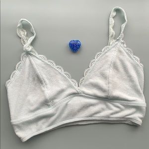 Victorias Secrete Ribbed Bralette Top